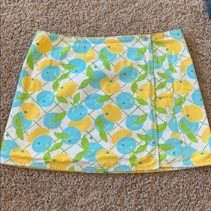 Lily Pulitzer Reversible wrap skirt size 10